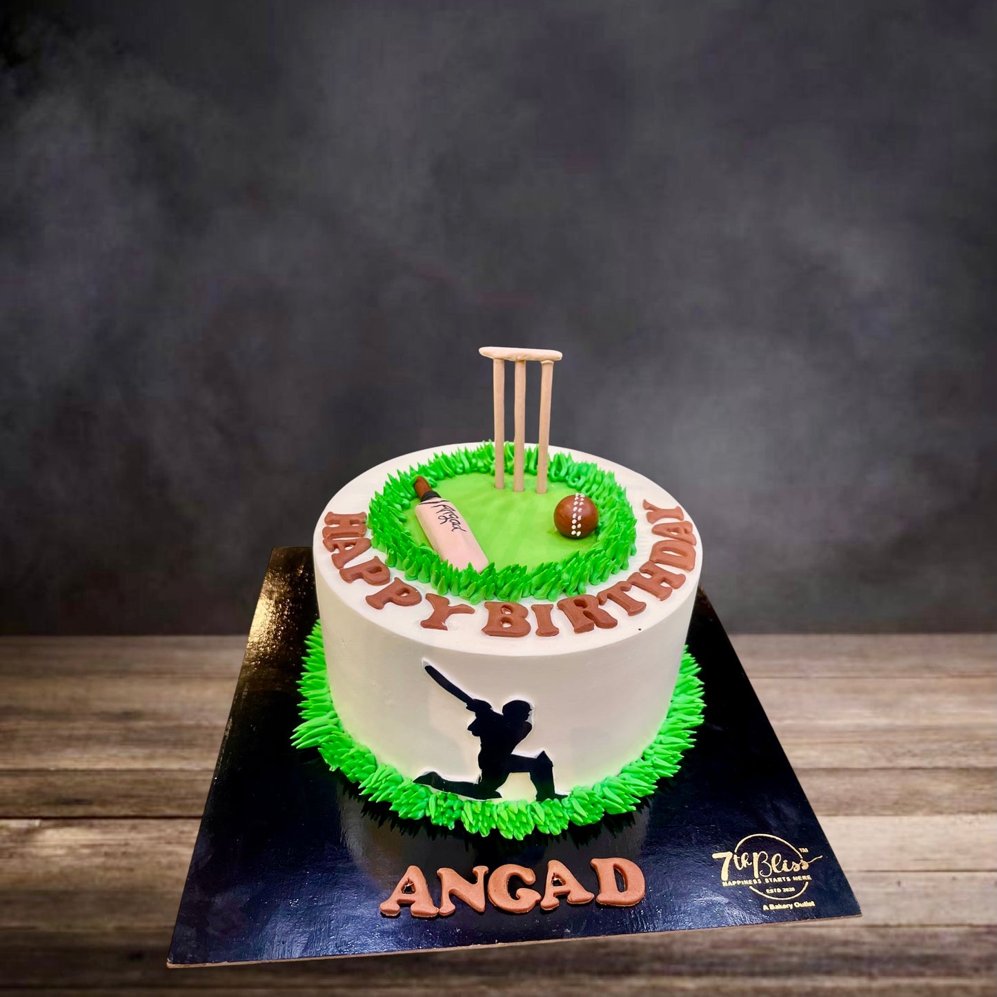 Cricket Pitch Birthday Cake