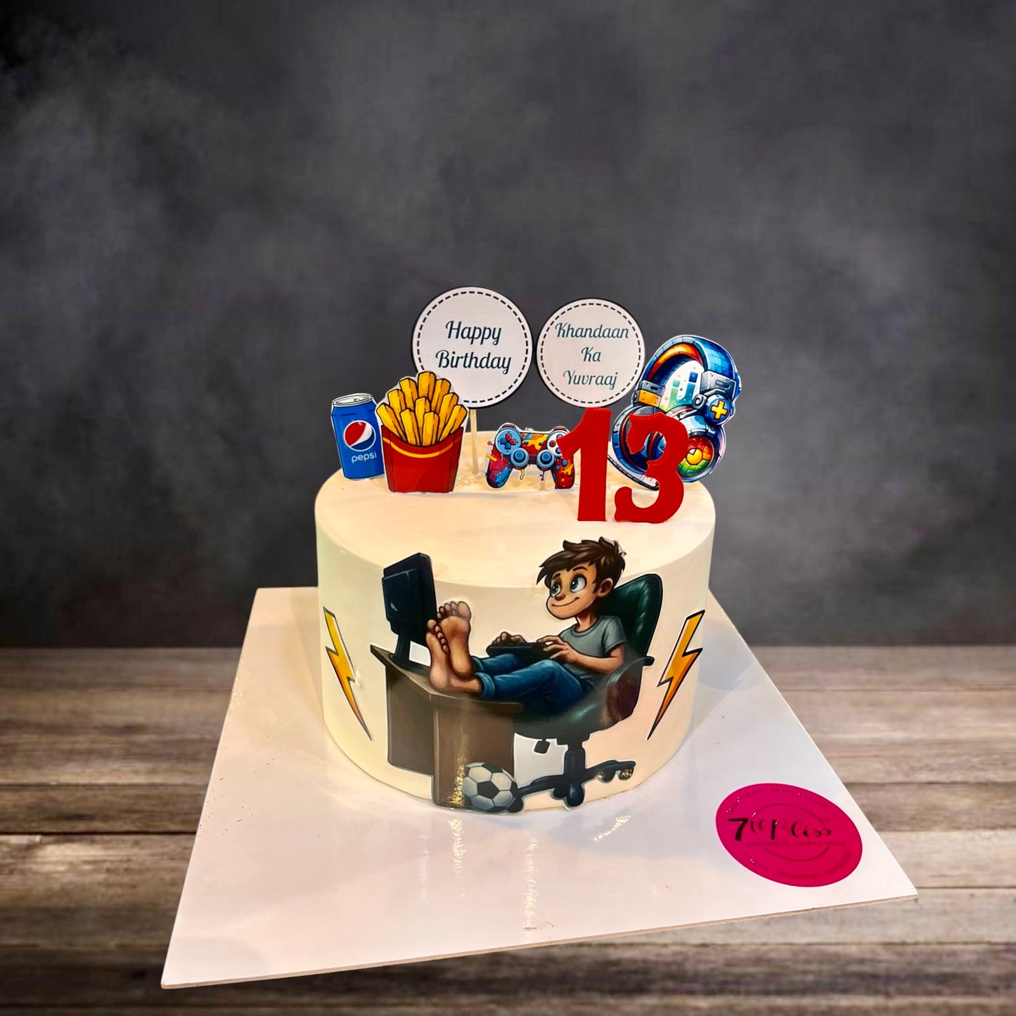 Teen Gamer 13th Birthday Cake