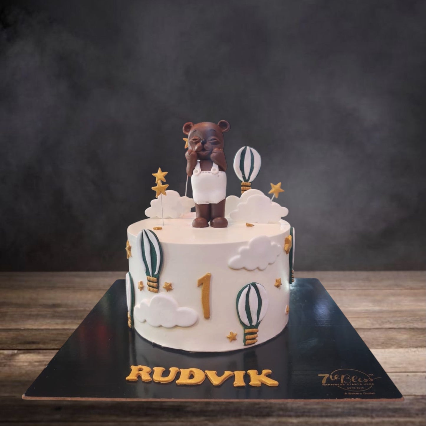 Teddy Bear Hot Air Balloon Cake