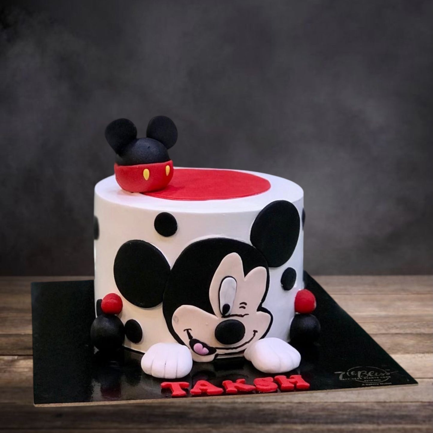 Mickey Mouse Winking Cake