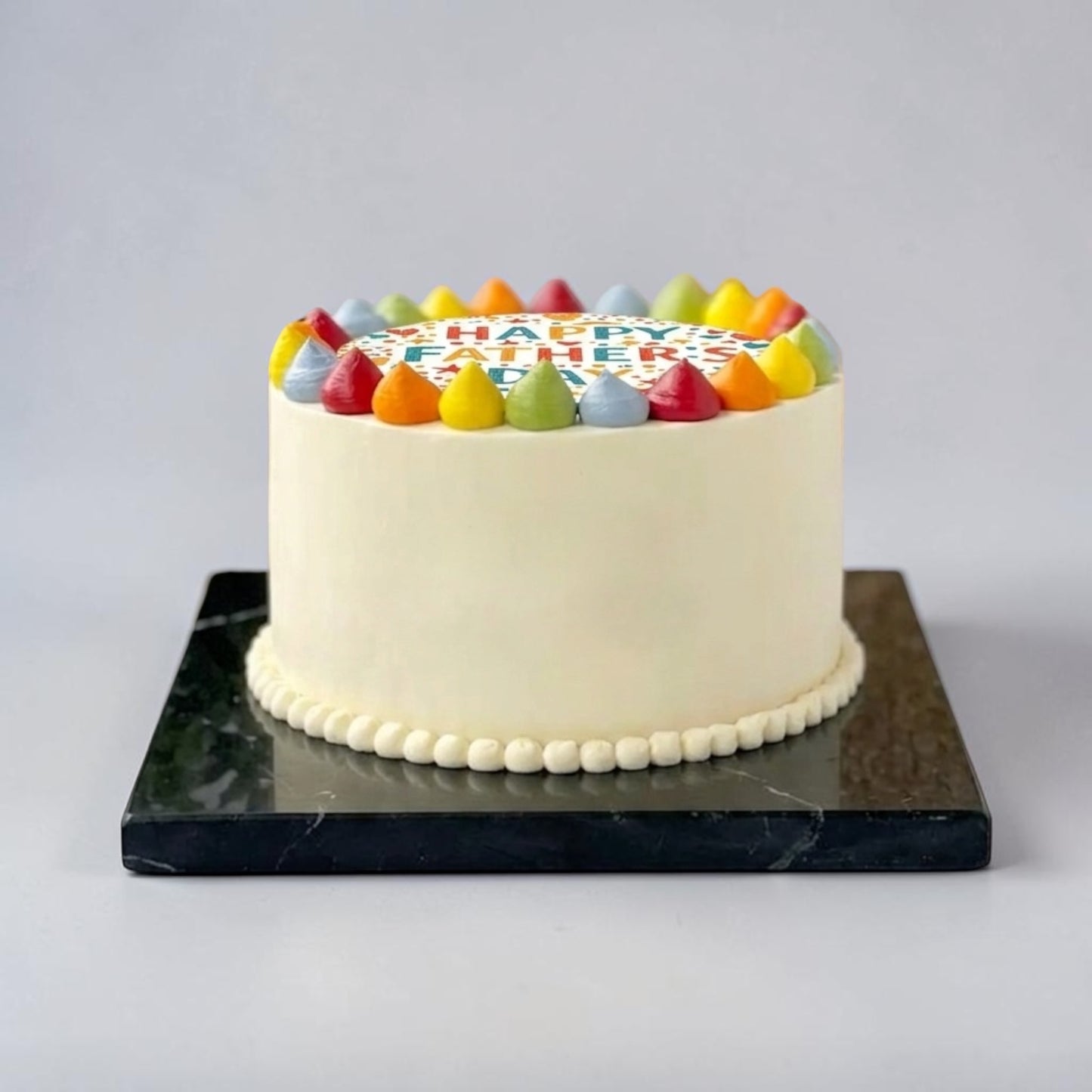 Colorful Drop Father’s Day Picture Cake