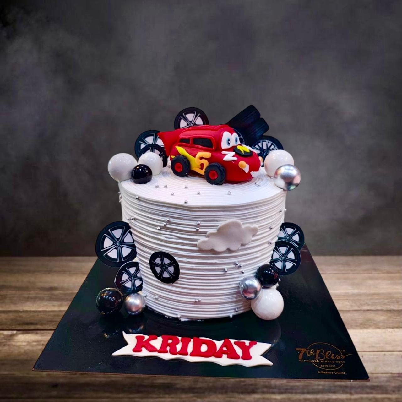 Lightning McQueen Car Cake