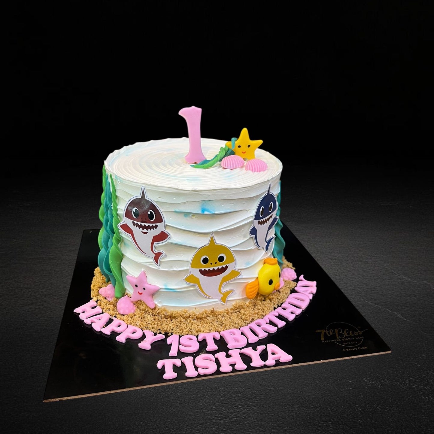 Baby Shark Splash Cake