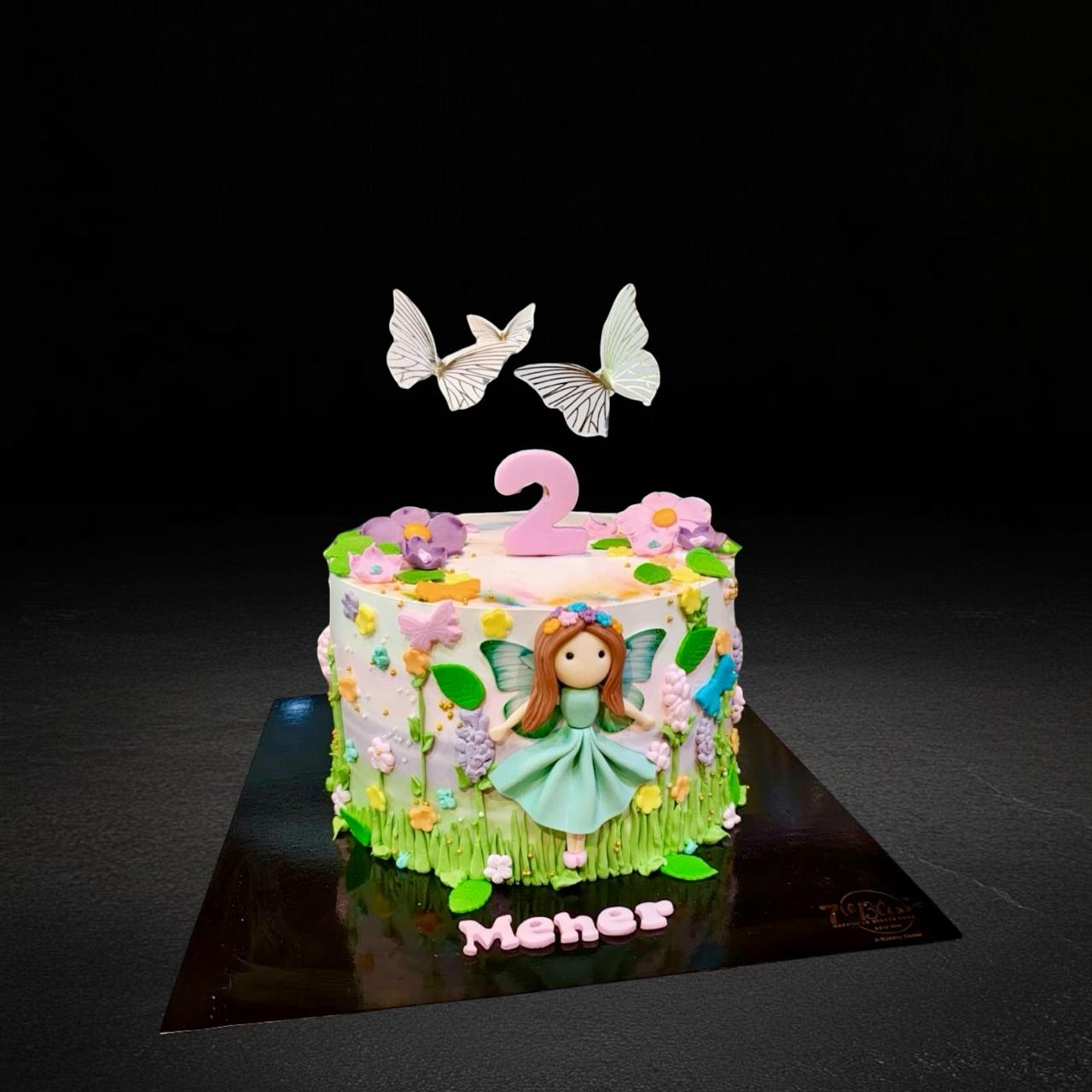 Fairy Garden Butterfly Cake