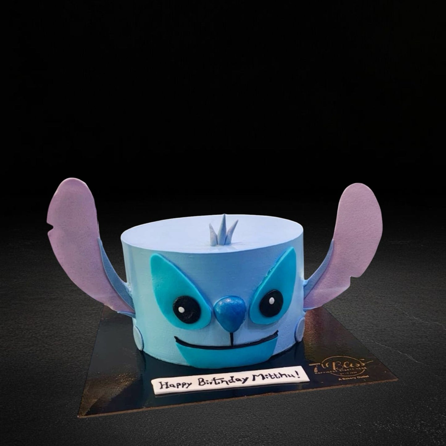 3D Stitch Ear Fondant Cake