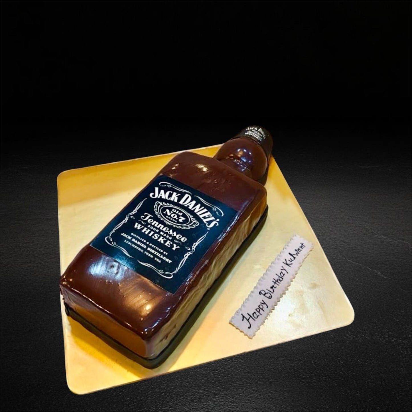 3D Jack Daniel’s Bottle Cake