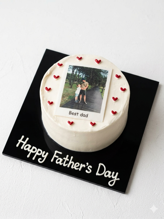 Personalised Photo Father's Day Cake