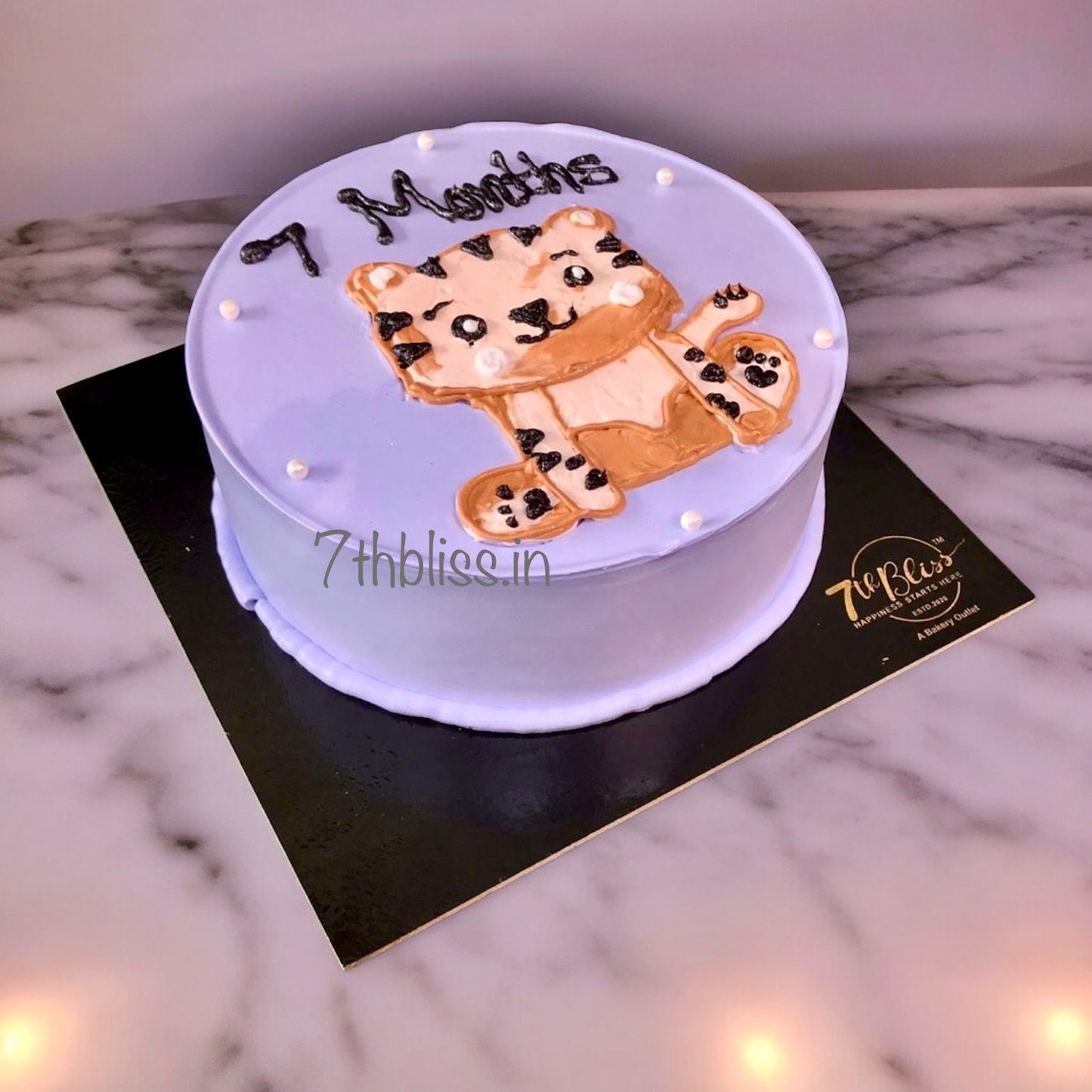 Lavender Tiger 7 months Cake