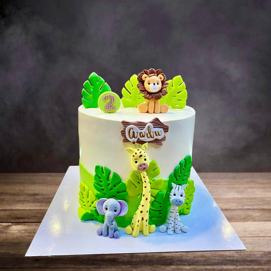 Jungle Safari Adventure Cake