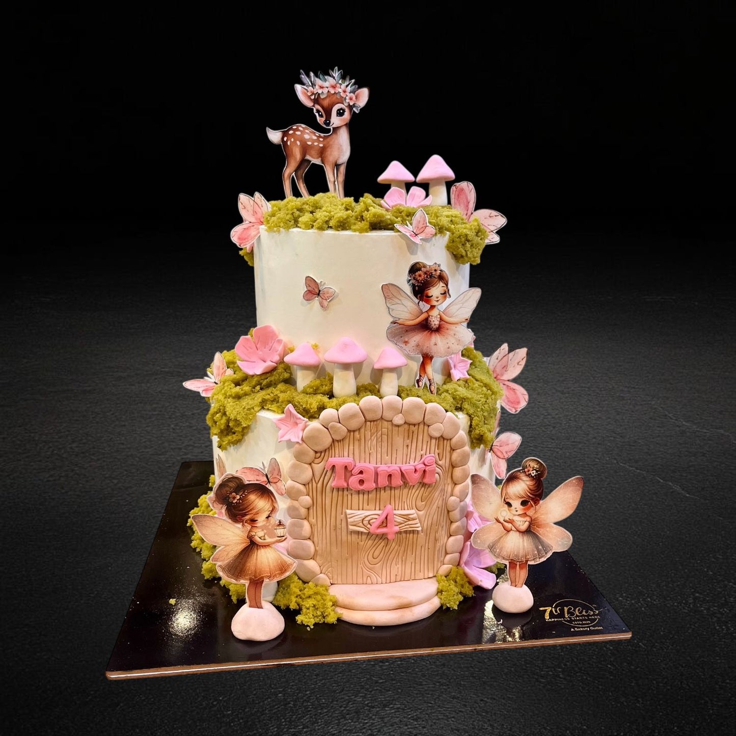 Woodland Fairy Dream Tier Cake