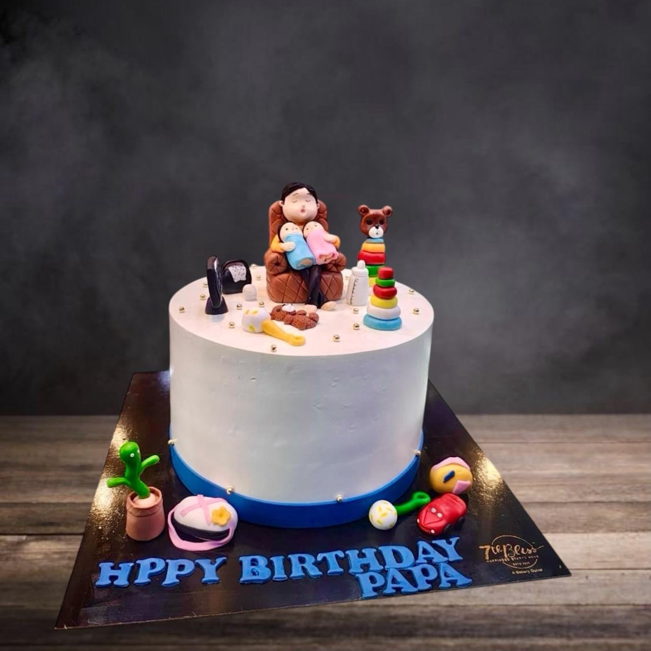 Super Papa Celebration Cake