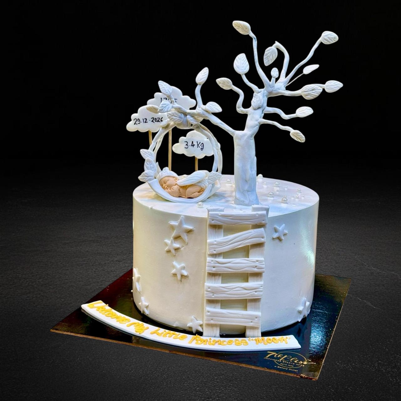 Welcome Baby Tree of Life Cake