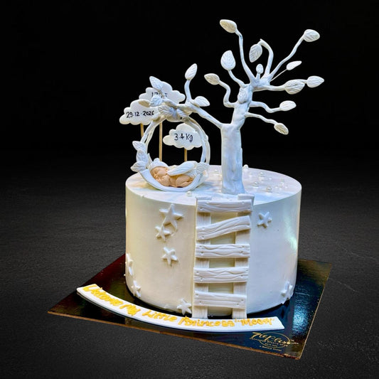 Welcome Baby Tree of Life Cake