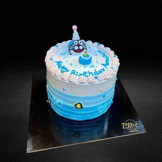 Doraemon Theme Birthday Cake