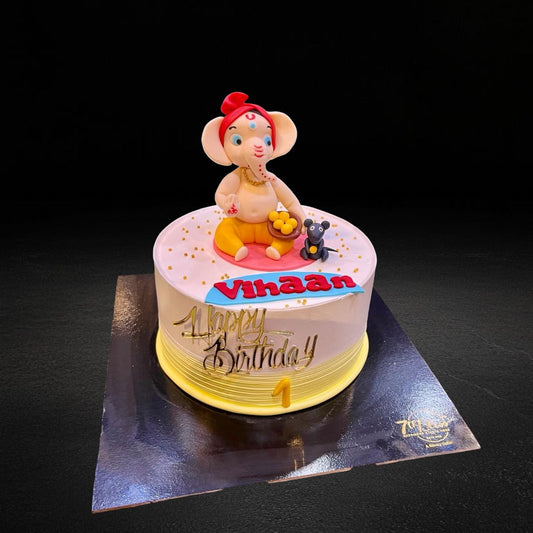 Bal Ganesh 1st Birthday Cake