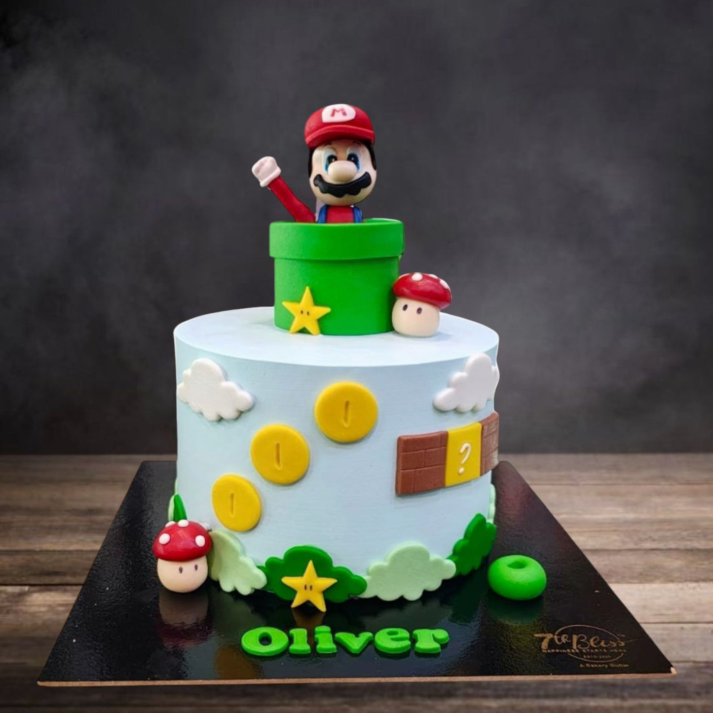 Super Mario Warp Pipe Cake