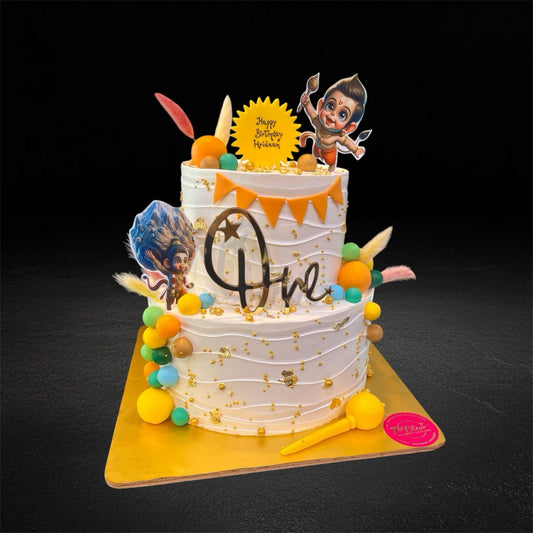 Bal Hanuman 2-Tier Cake